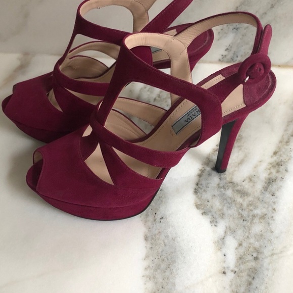 Prada Suede Heels - Picture 2 of 2